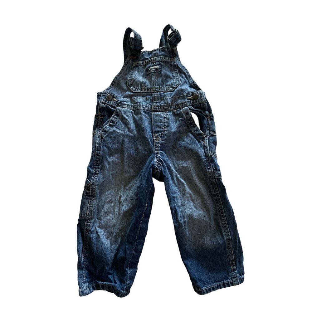 Oshkosh B'gosh Overalls Vestbak  Baby 18 Months Blue Denim‎